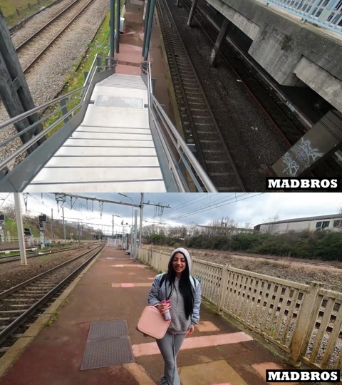 ManyVids (2024) MadBros Roma Amor Cute Chilean Friend Bubble Butt Pounded In A Public Train