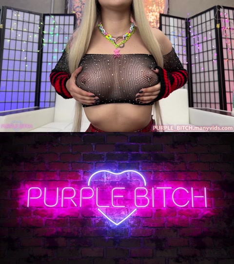 ManyVids (24-02-02) Purple Bitch Goth Girl Gets A Cock