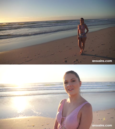 Arousins (24-03-31) Rebecca Volpetti Hot Blowjob On The Beach Download